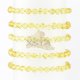 Amber bracelet lemon with screw clasp
